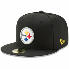 Pittsburgh Steelers New Era Omaha 59FIFTY Fitted Hat - Black - NFL