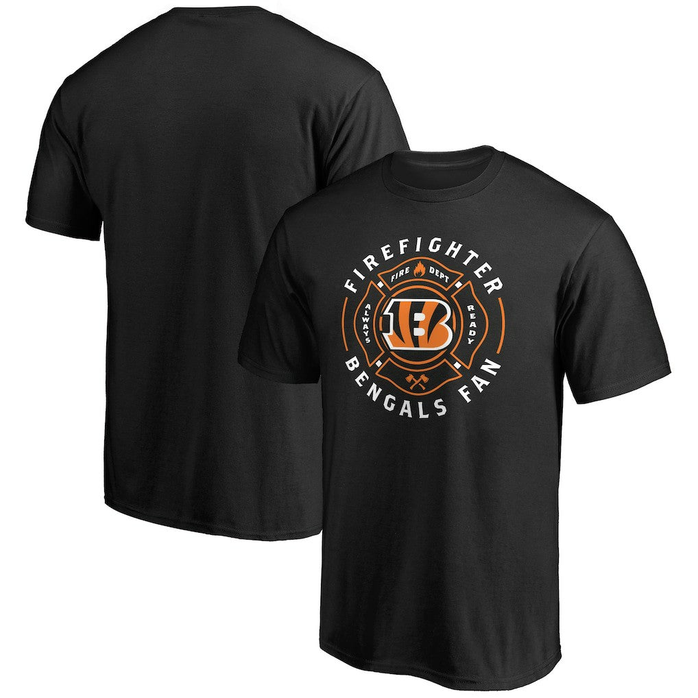 Cincinnati Bengals Black Firefighter T-Shirt - NFL