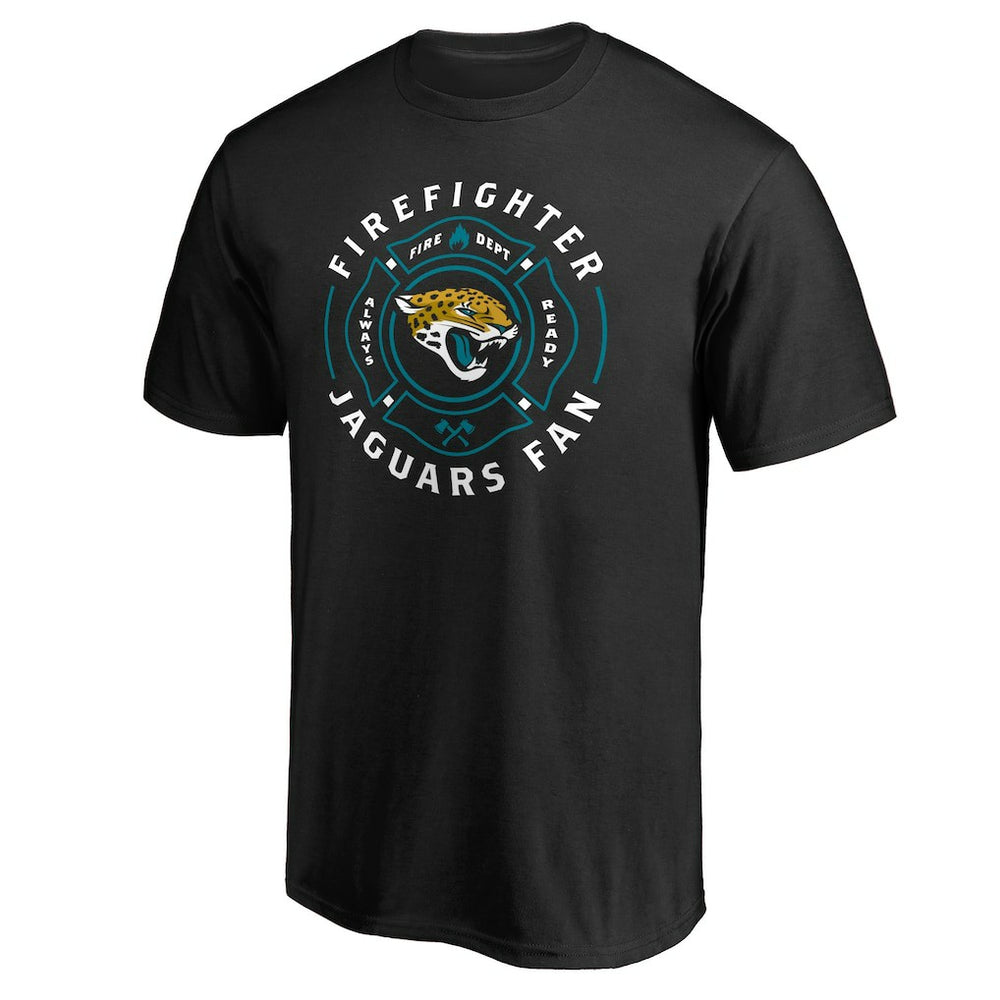 Jacksonville Jaguars Black Firefighter T-Shirt - NFL