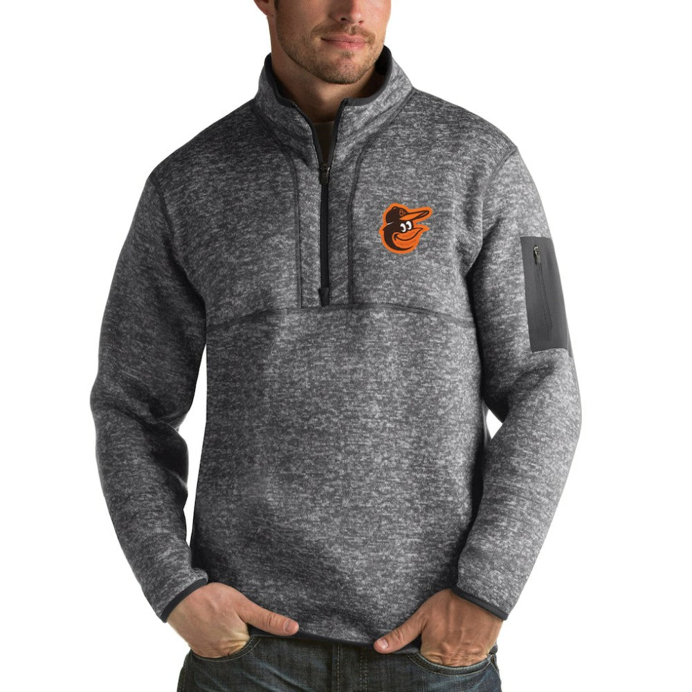 Baltimore Orioles Antigua Fortune Half-Zip Sweater Outlet
