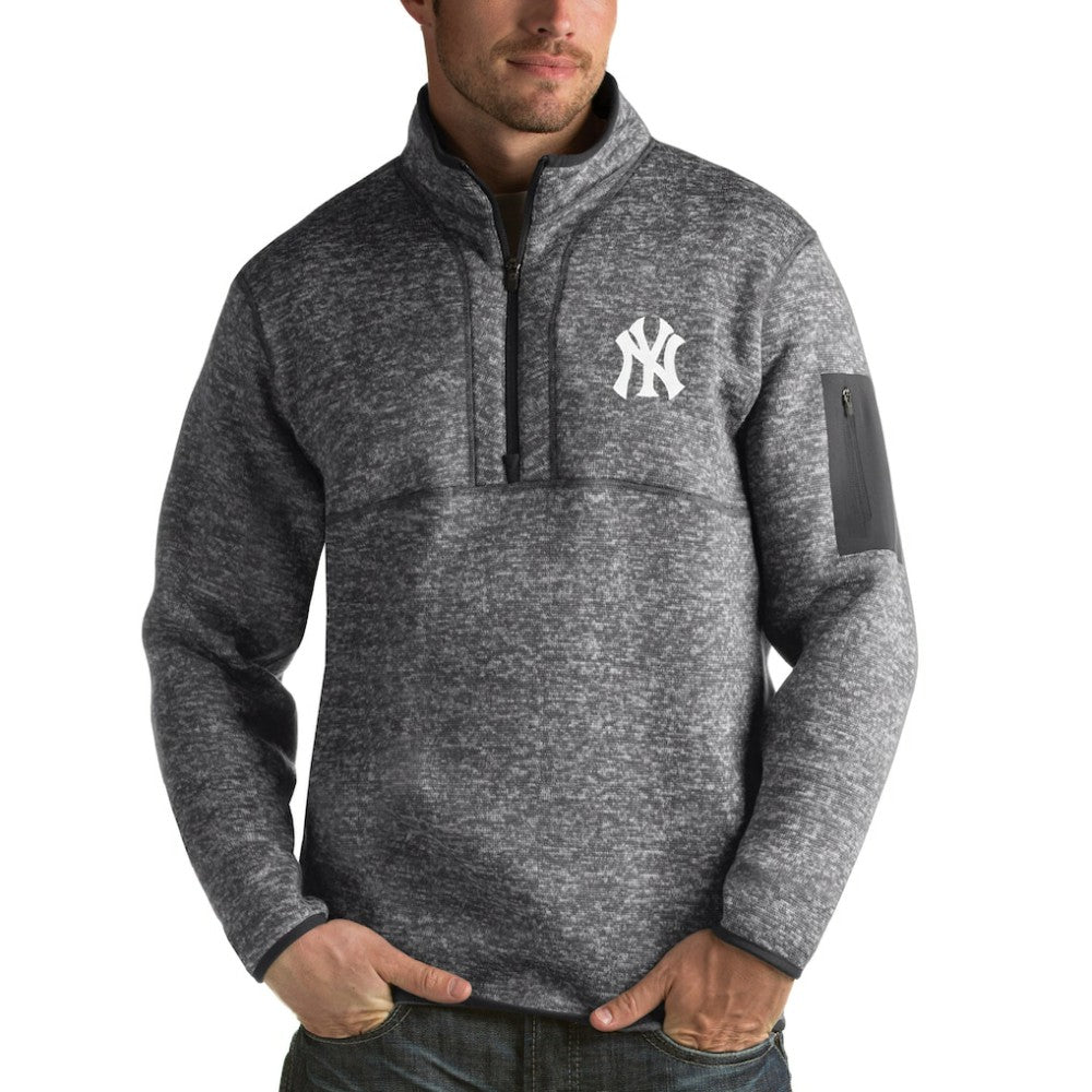 New York Yankees Antigua Fortune Half-Zip Sweater for sale