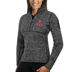 Boston Red Sox Antigua Women's Fortune Half-Zip Pullover Sweater for sale