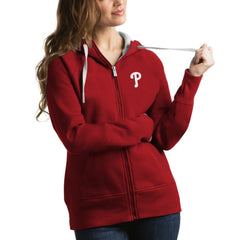 Philadelphia Phillies Antigua Women's Victory Full-Zip Hoodie Discount
