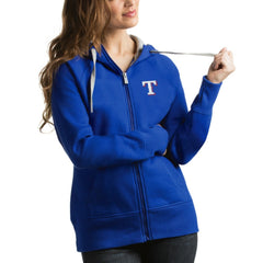 Texas Rangers Antigua Women's Victory Full-Zip Hoodie Near Me