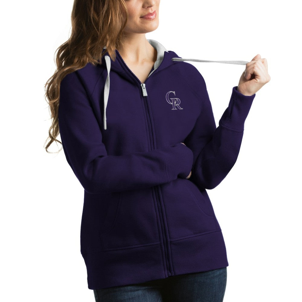 Colorado Rockies Antigua Women's Victory Full-Zip Hoodie Online