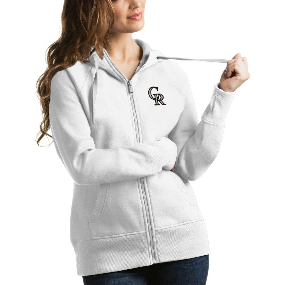 Colorado Rockies Antigua Women's Victory Full-Zip Hoodie Near Me