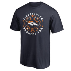 Denver Broncos Firefighter T-Shirt - Navy - NFL