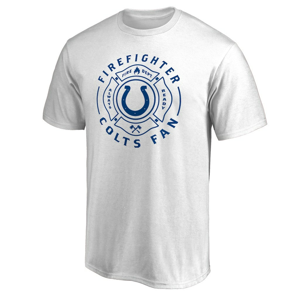 Indianapolis Colts Firefighter T-Shirt - White - NFL