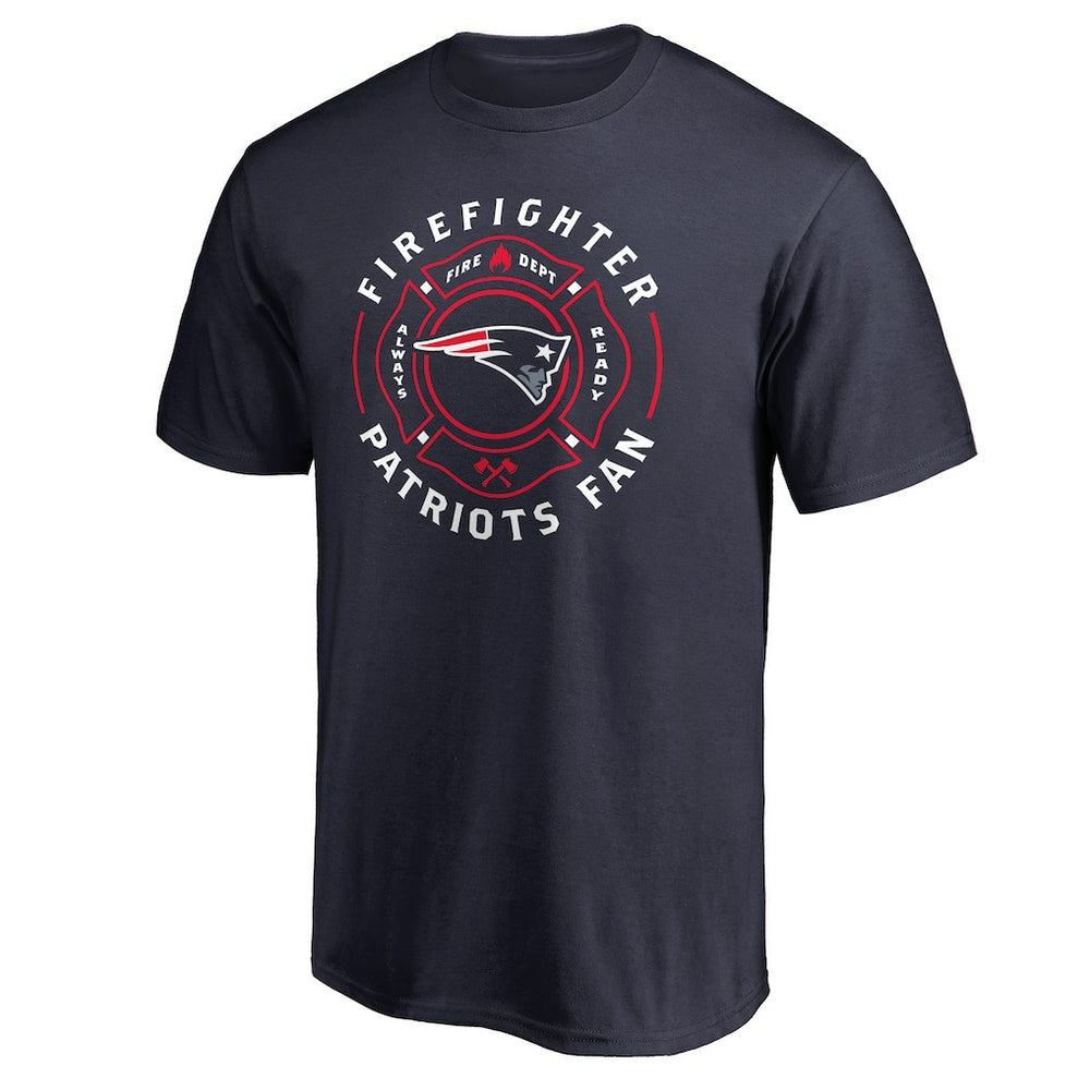 New England Patriots Firefighter T-Shirt - Navy - NFL