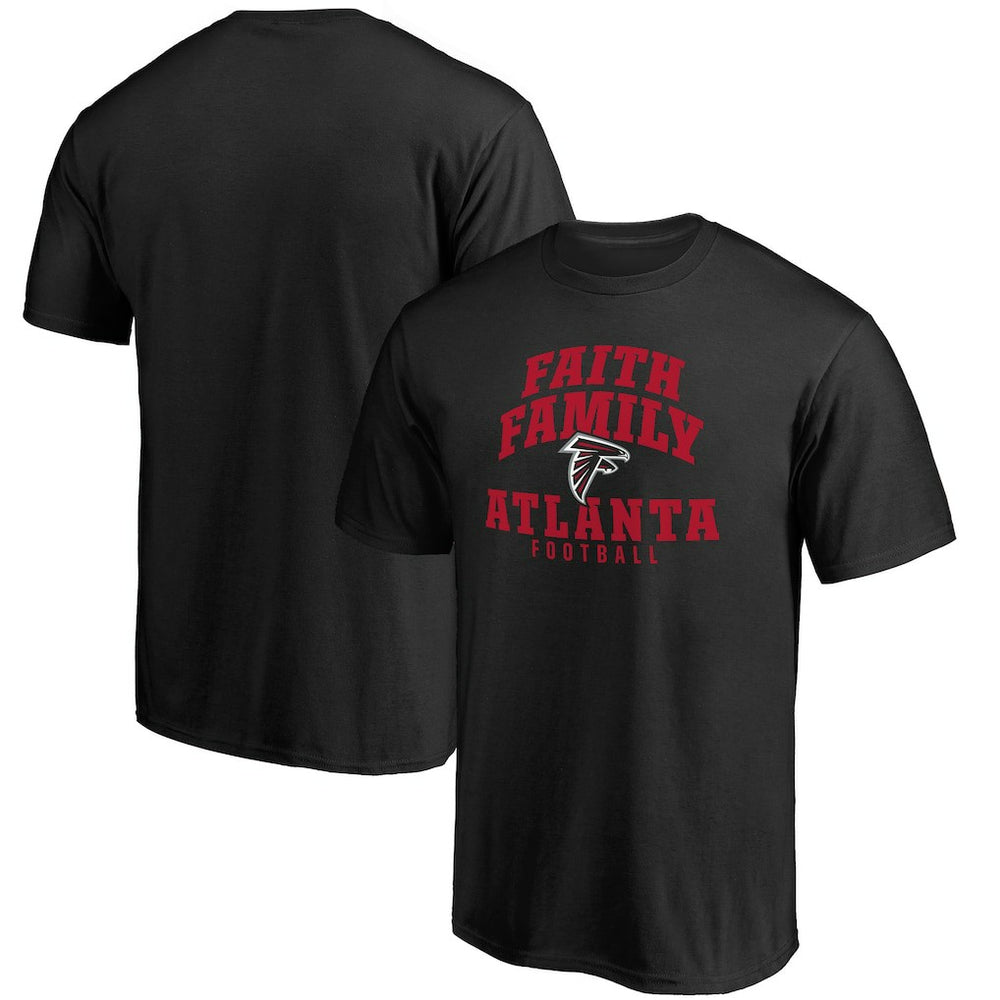 Atlanta Falcons Faith Family T-Shirt - Black - NFL