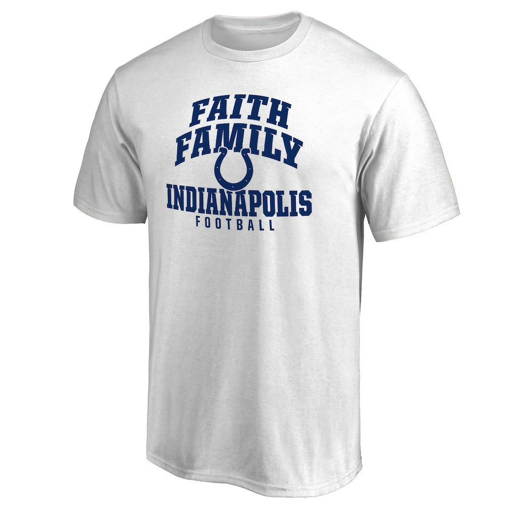 Indianapolis Colts Faith Family T-Shirt - White - NFL