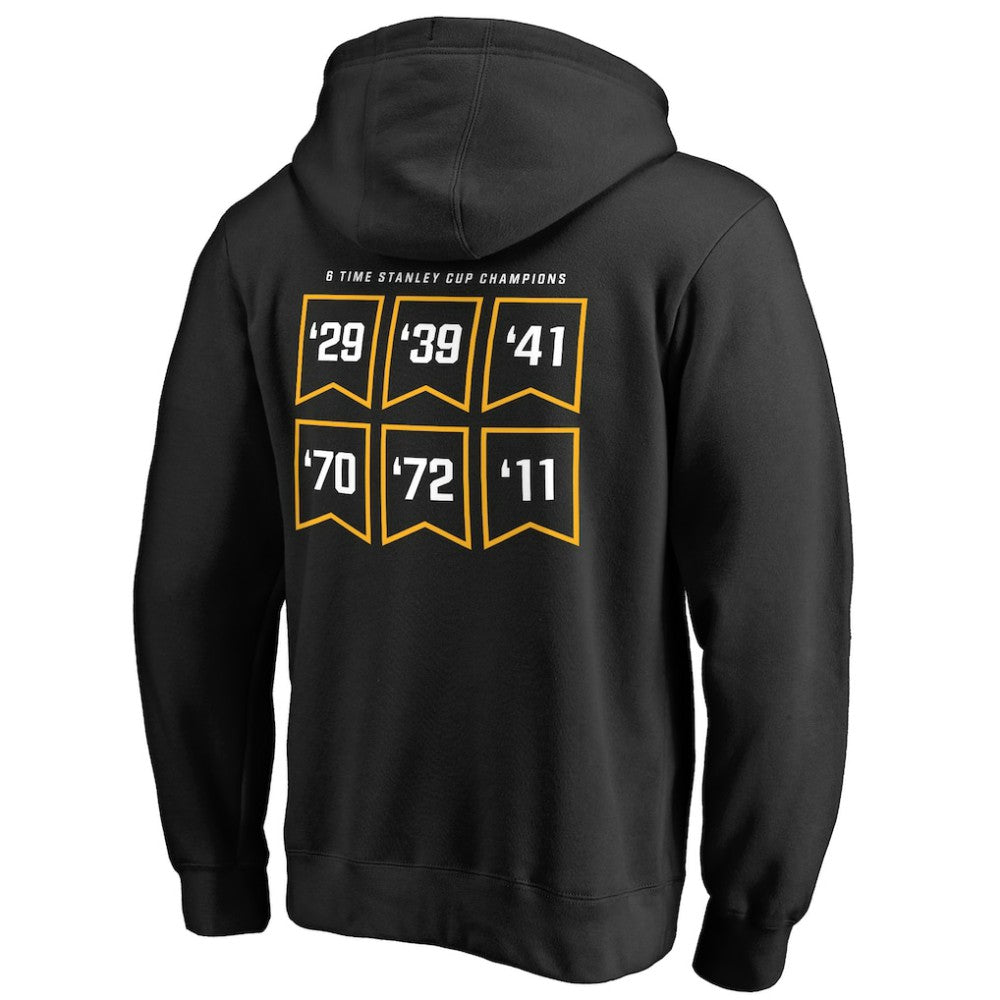 Boston Bruins Raise the Banner Pullover Hoodie - Black | NHL on sale