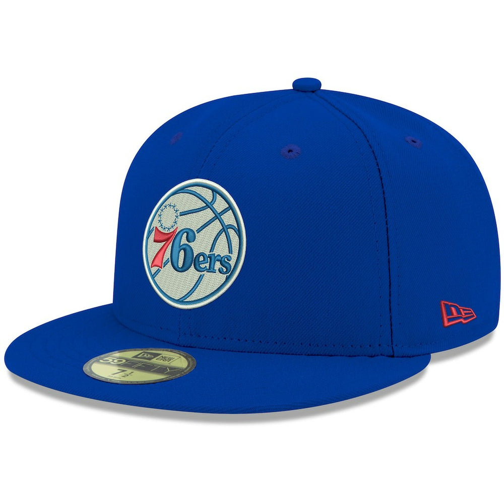 New Era Philadelphia 76ers Team Color 59FIFTY Fitted Hat Royal