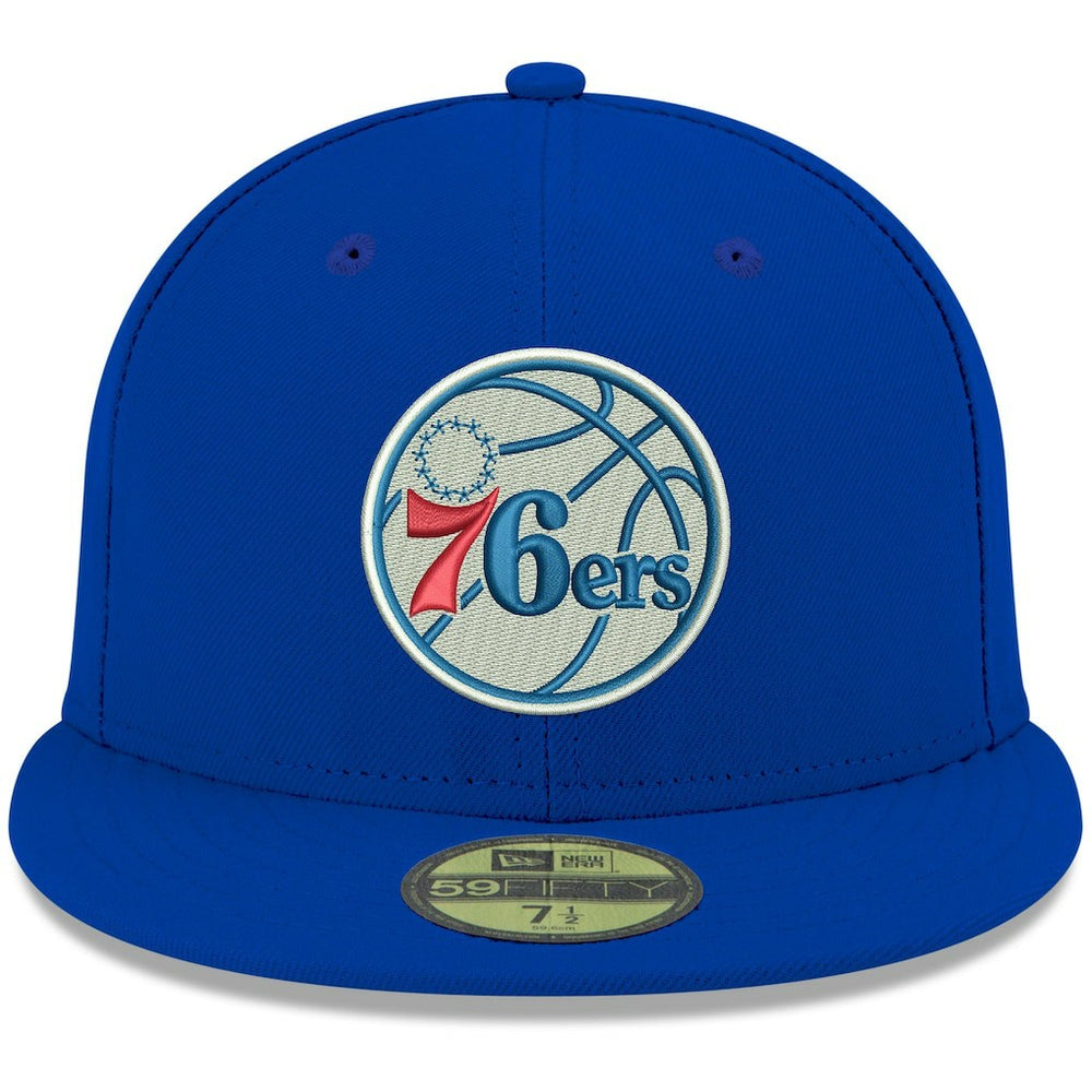 New Era Philadelphia 76ers Team Color 59FIFTY Fitted Hat Royal