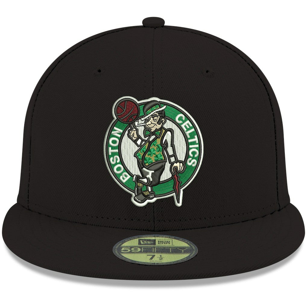 New Era Boston Celtics Team Color 59FIFTY Fitted Hat Black