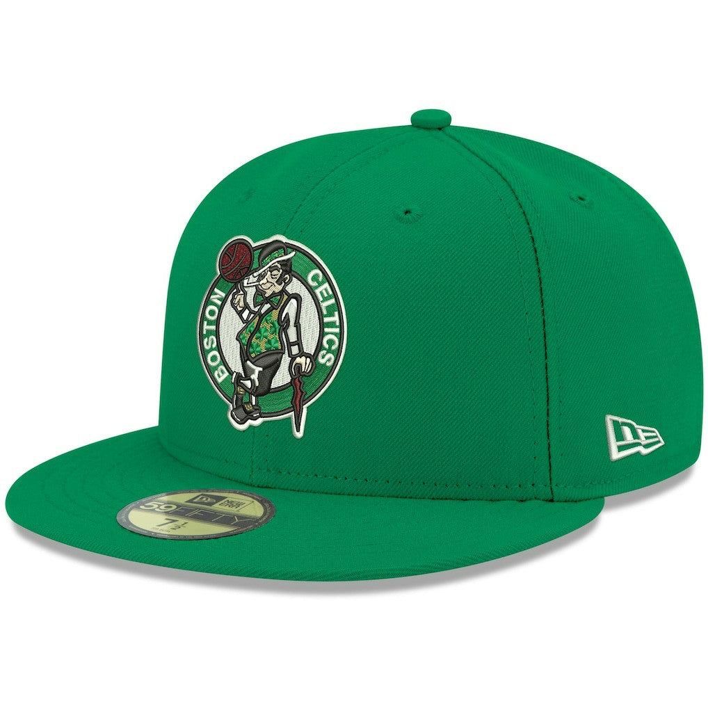 New Era Boston Celtics Team Color 59FIFTY Fitted Hat Kelly Green