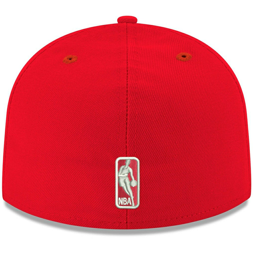 New Era Atlanta Hawks Team Color 59FIFTY Fitted Hat Red