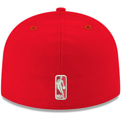 New Era Atlanta Hawks Team Color 59FIFTY Fitted Hat Red