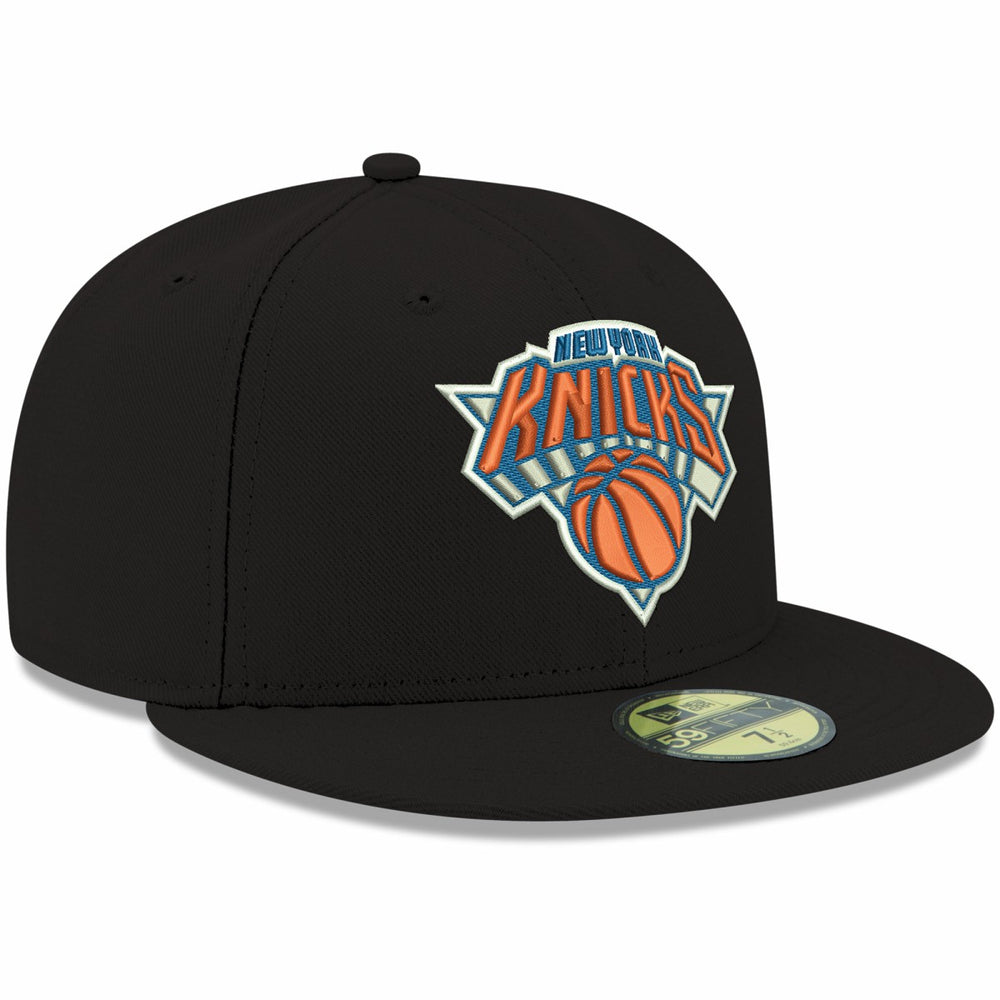 New Era New York Knicks Team Color 59FIFTY Fitted Hat Black