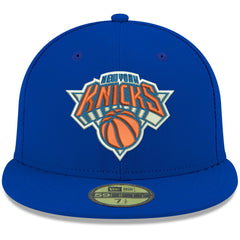 New Era New York Knicks Team Color 59FIFTY Fitted Hat Royal