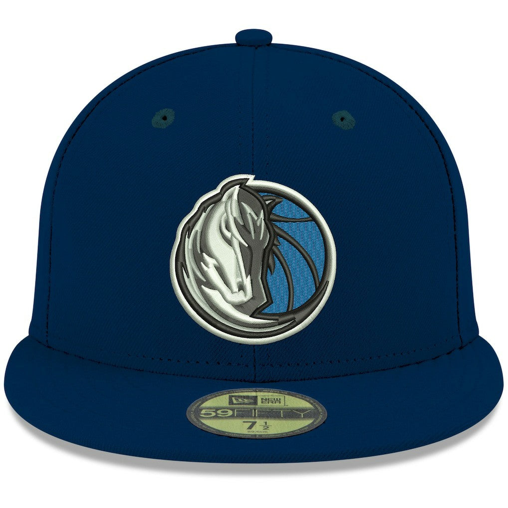 New Era Dallas Mavericks Team Color 59FIFTY Fitted Hat Navy