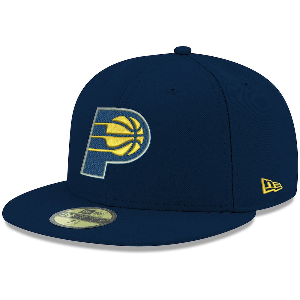 New Era Indiana Pacers Team Color 59FIFTY Fitted Hat Navy