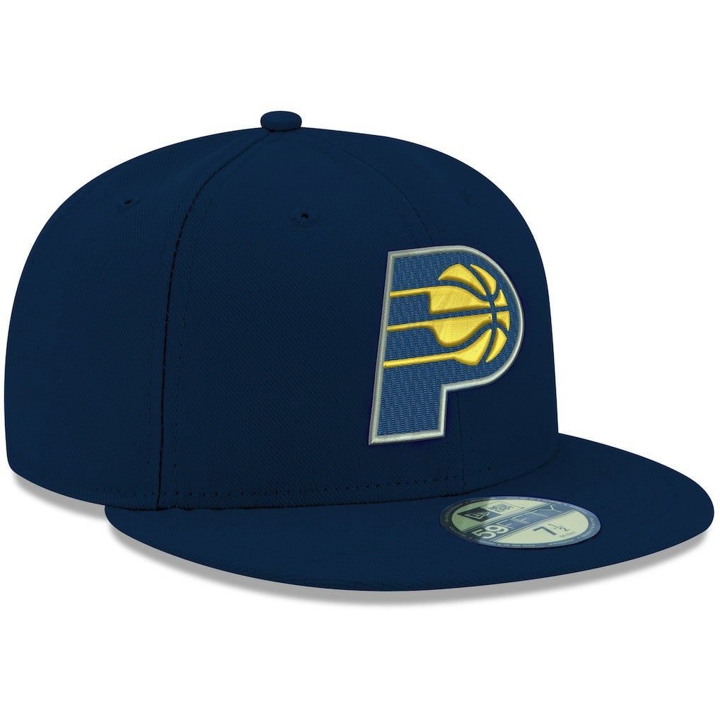 New Era Indiana Pacers Team Color 59FIFTY Fitted Hat Navy