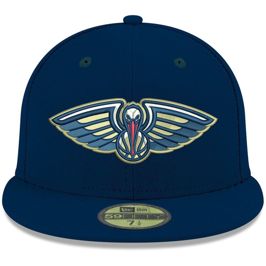 New Era New Orleans Pelicans Team Color 59FIFTY Fitted Hat Navy