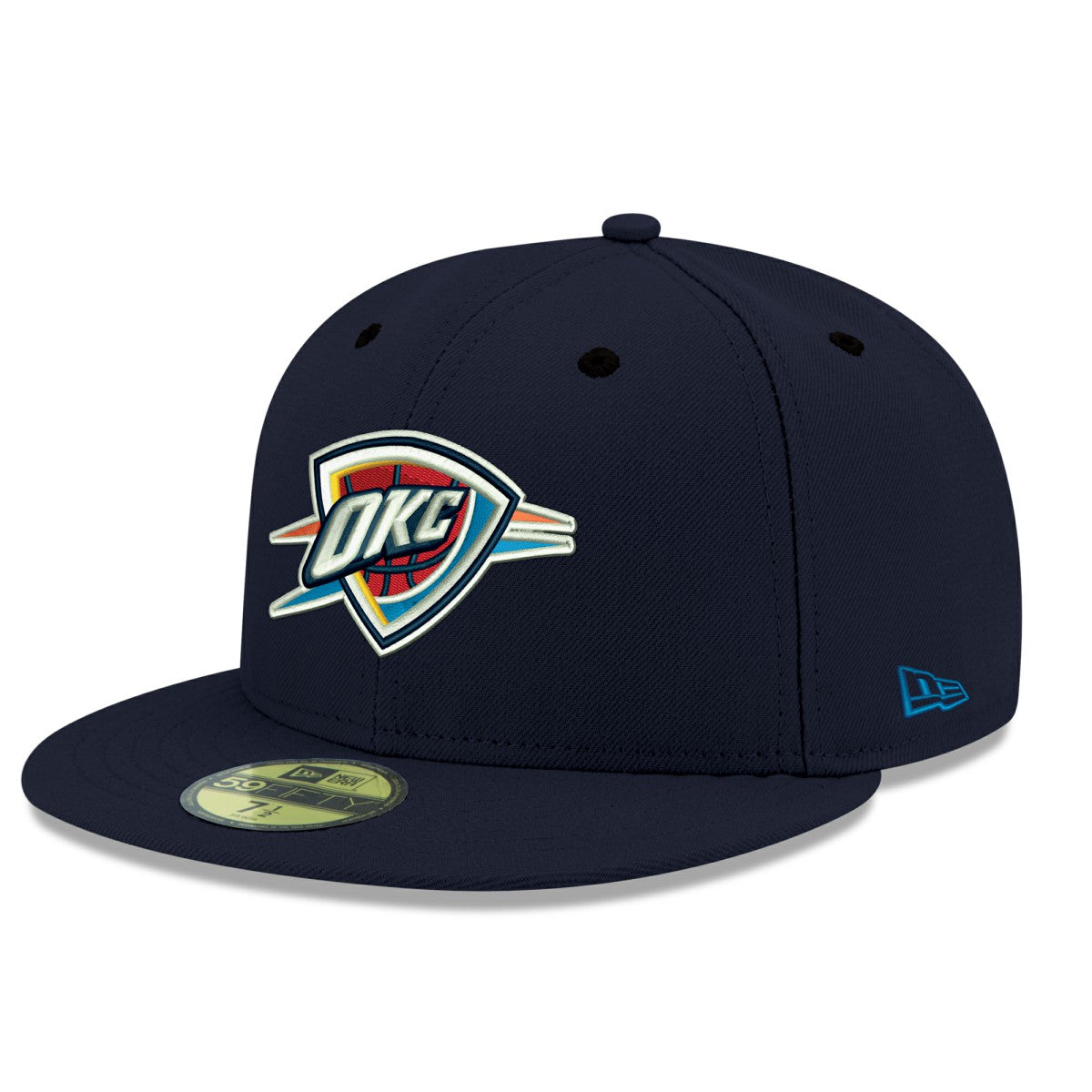New Era Oklahoma City Thunder Team Color 59FIFTY Fitted Hat Navy