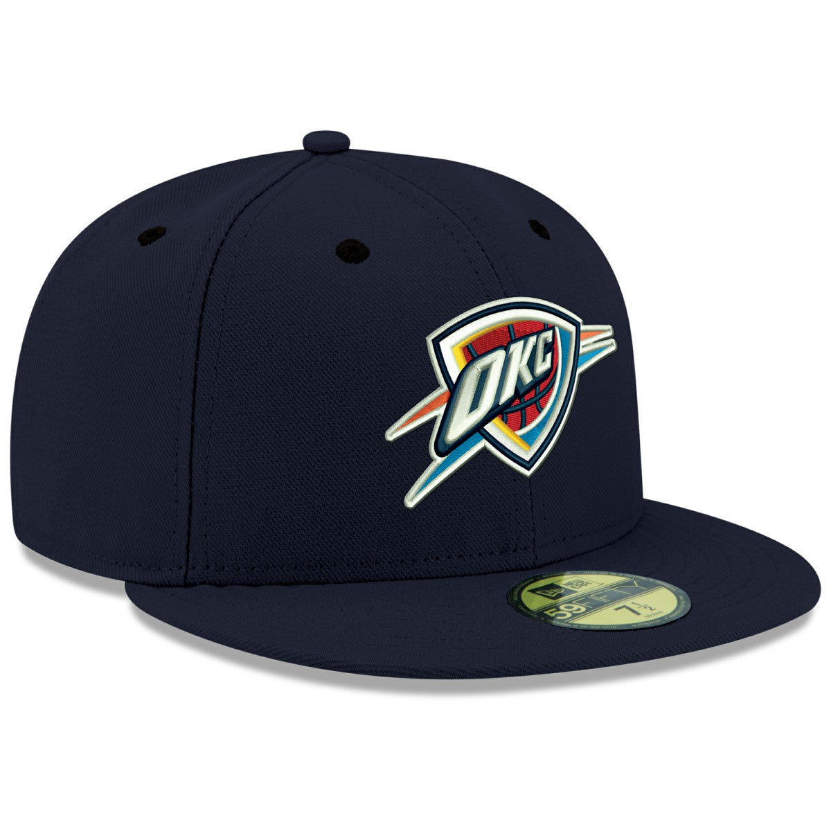 New Era Oklahoma City Thunder Team Color 59FIFTY Fitted Hat Navy
