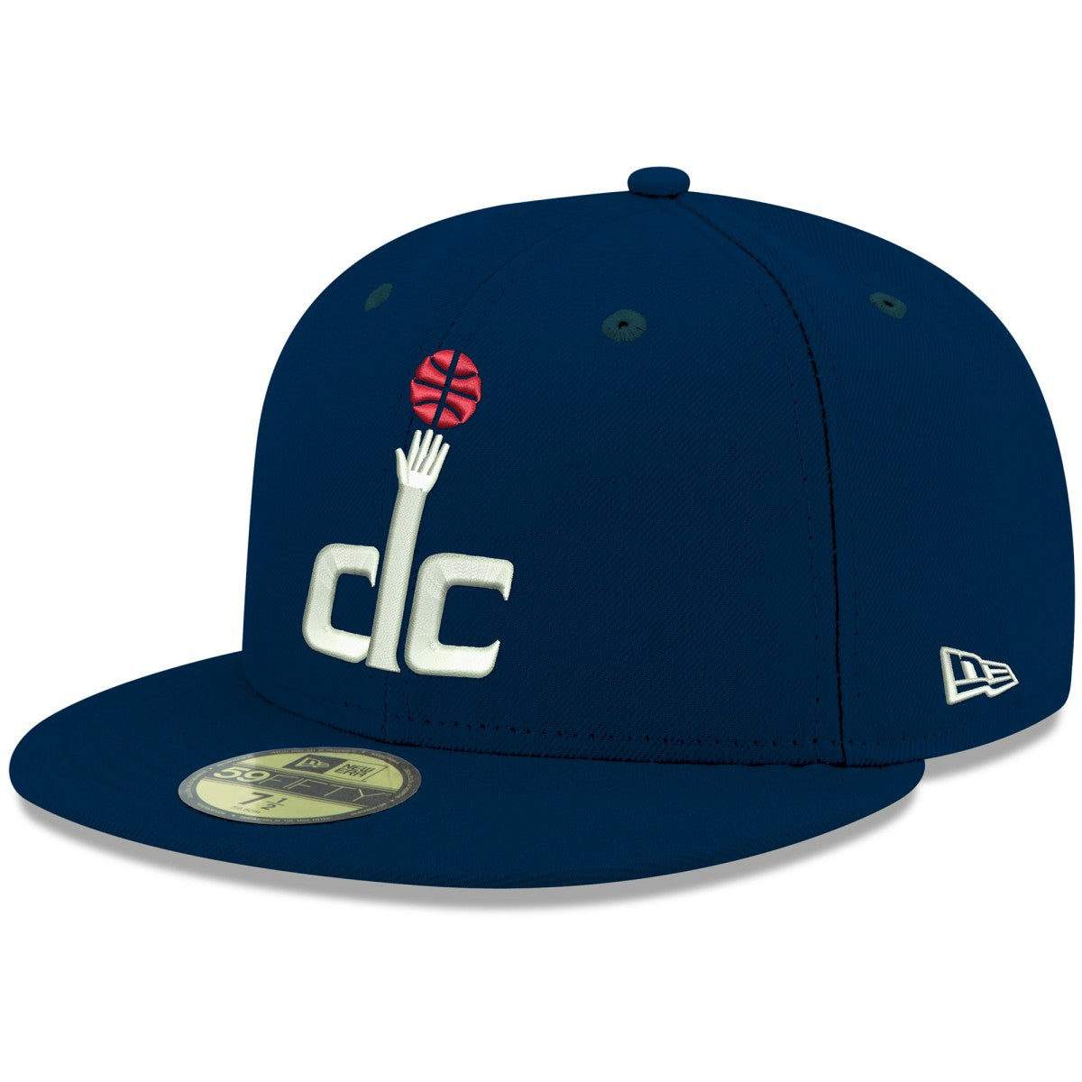New Era Washington Wizards Team Color 59FIFTY Fitted Hat Navy