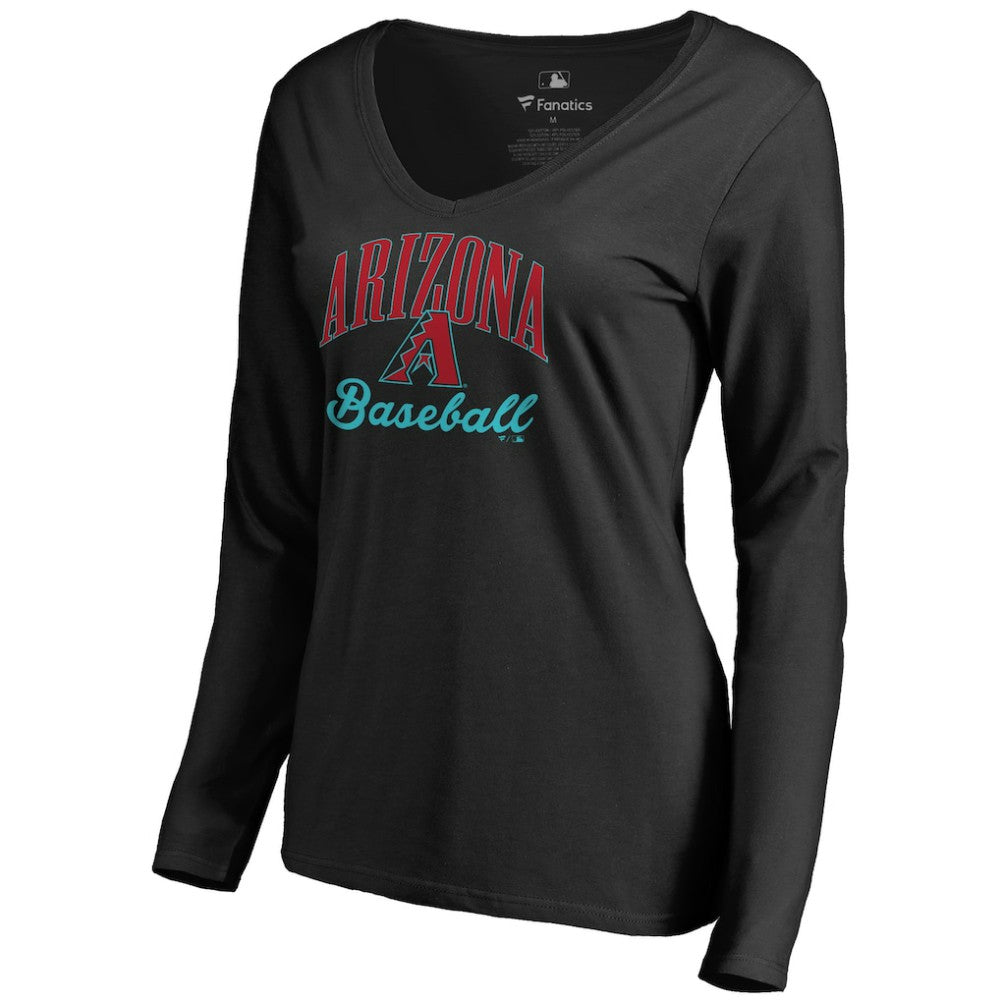 Arizona Diamondbacks Women's Victory Script Long Sleeve T-Shirt Outlet