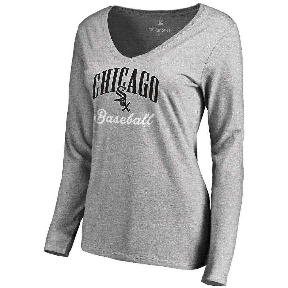 Chicago White Sox Women's Victory Script Long Sleeve T-Shirt Discount