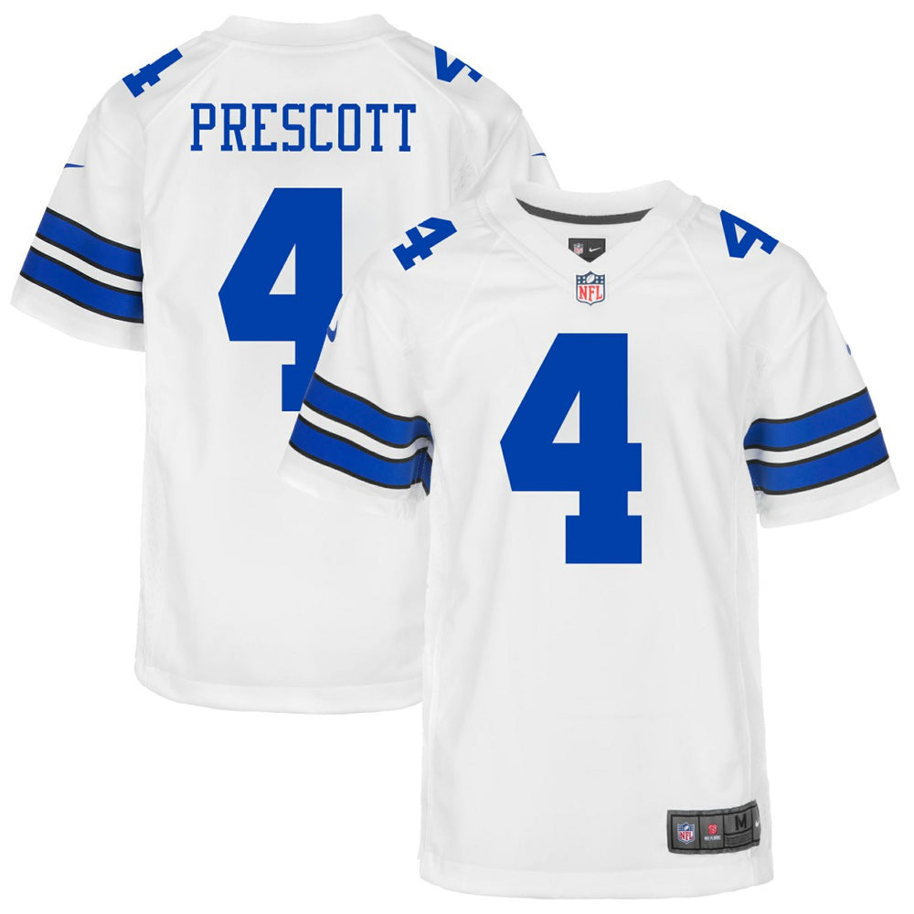Dak Prescott Dallas Cowboys Youth Game Jersey - White - Nike