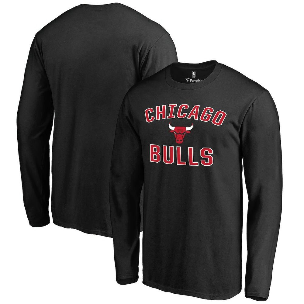 Chicago Bulls Victory Arch Long Sleeve T-Shirt Black