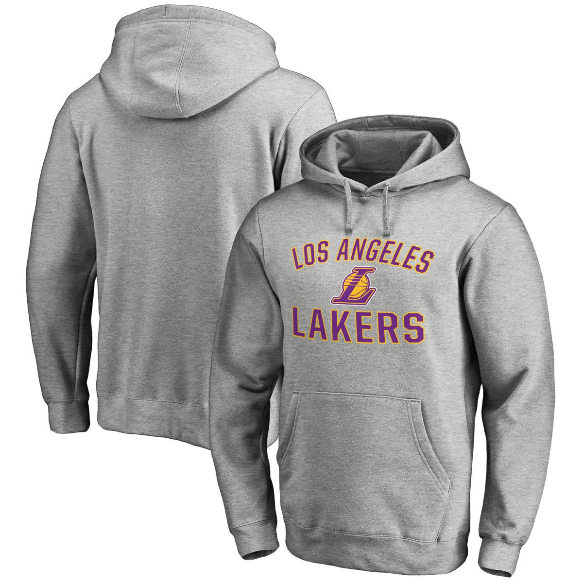 Los Angeles Lakers Victory Arch Pullover Hoodie Ash
