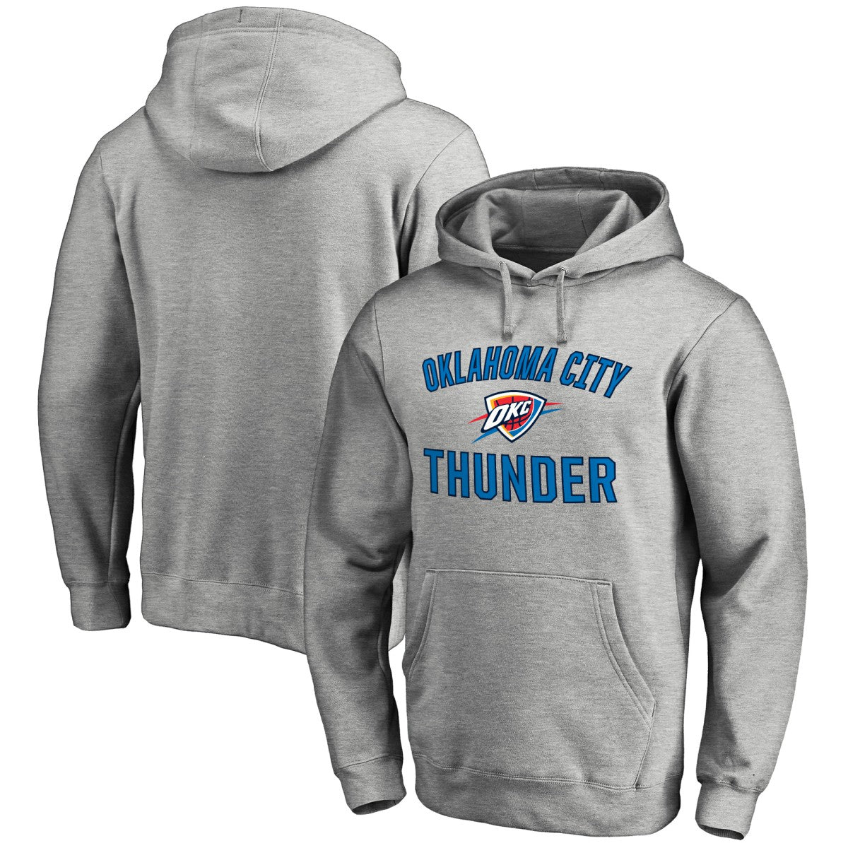 Oklahoma City Thunder Victory Arch Pullover Hoodie Ash