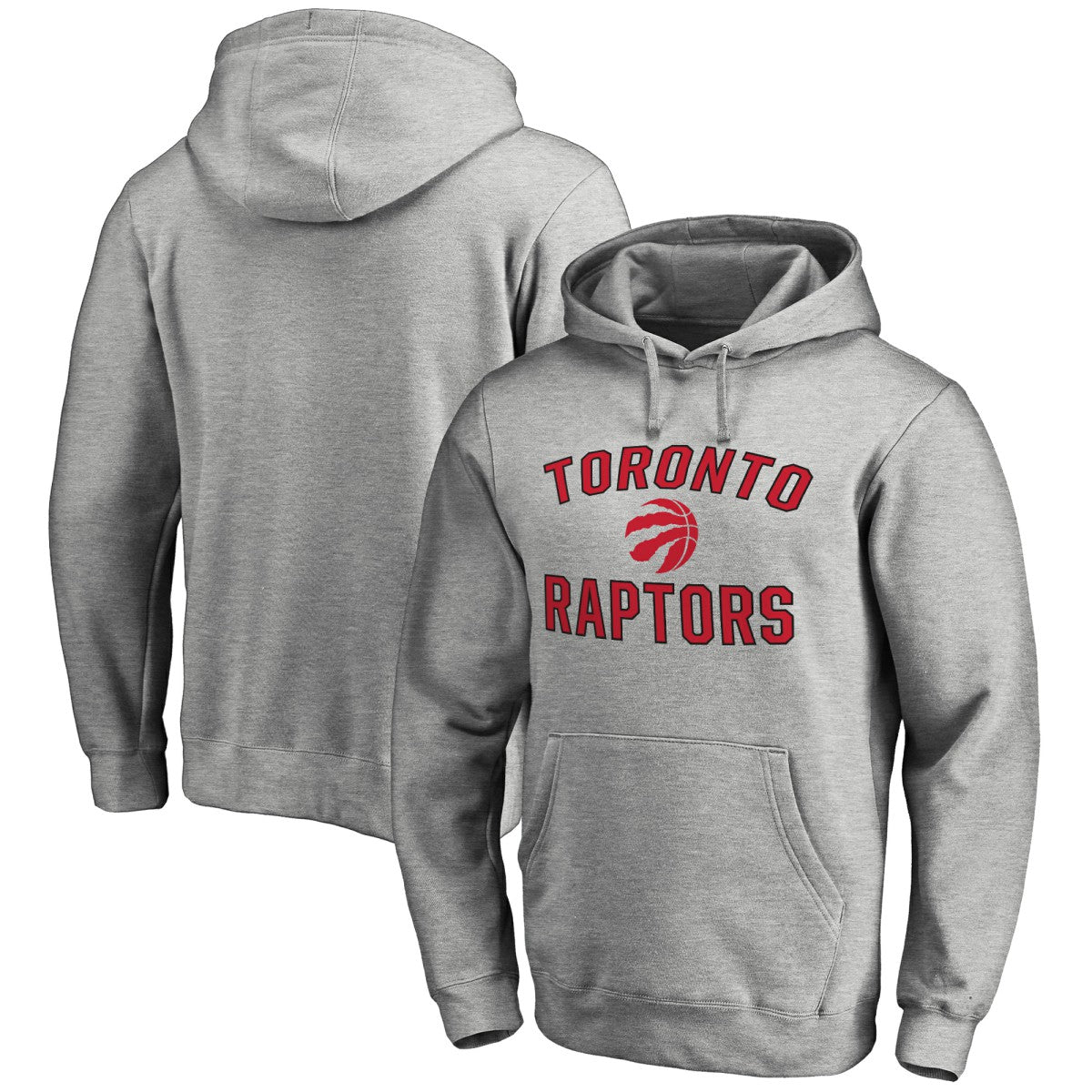 Toronto Raptors Victory Arch Pullover Hoodie Ash