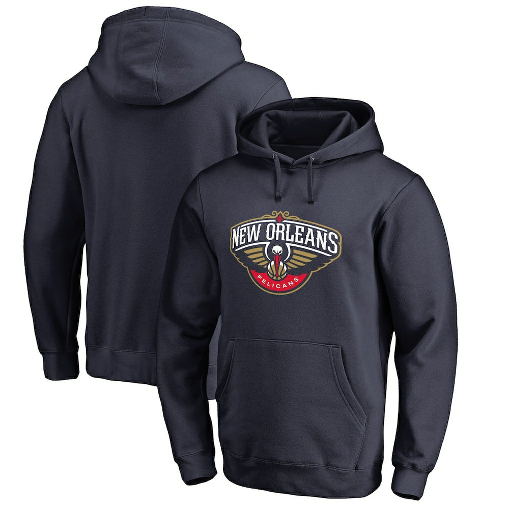 New Orleans Pelicans Primary Logo Pullover Hoodie Navy