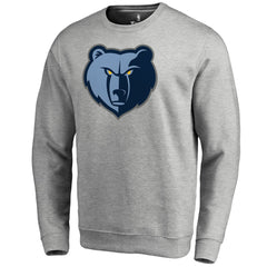 Memphis Grizzlies Primary Logo Sweatshirt Heathered Gray