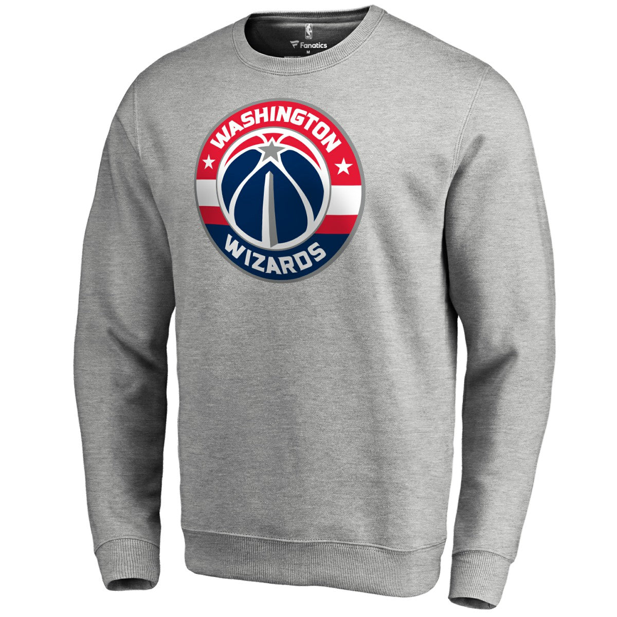 Washington Wizards Primary Logo Sweatshirt Heathered Gray