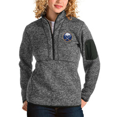Buffalo Sabres Antigua Women's Fortune Half-Zip Sweatshirt - Charcoal | NHL discount