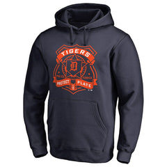 Detroit Tigers Police Badge Pullover Hoodie Discount