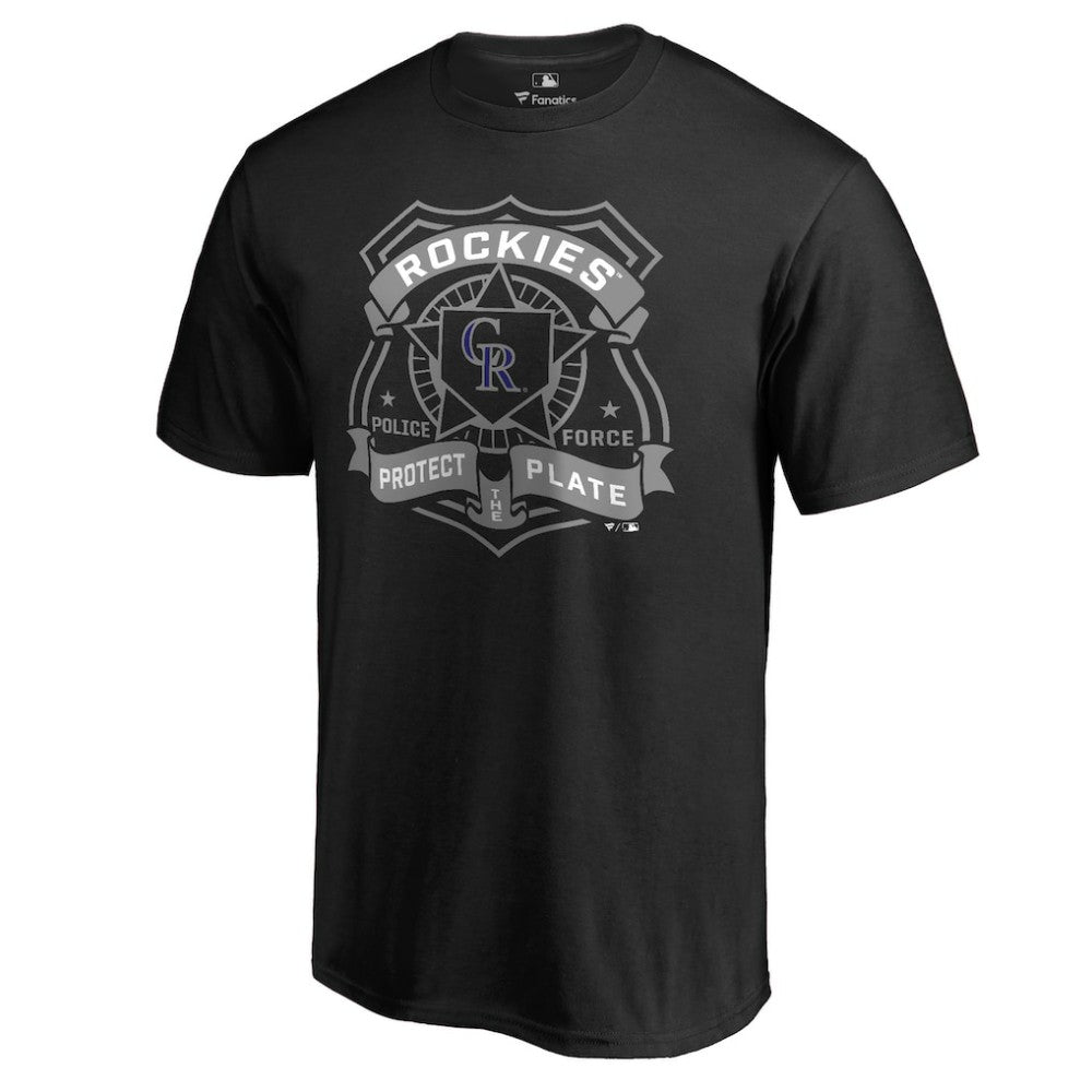 Colorado Rockies Police Badge T-Shirt Near Me
