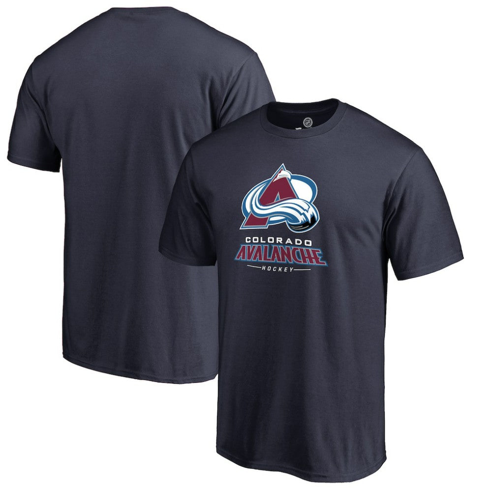 Colorado Avalanche Team Lockup T-Shirt - Navy | NHL sale