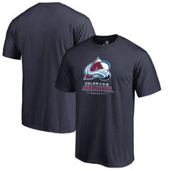 Colorado Avalanche Team Lockup T-Shirt - Navy | NHL sale