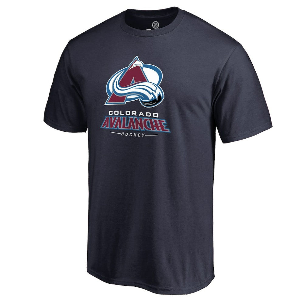 Colorado Avalanche Team Lockup T-Shirt - Navy | NHL sale