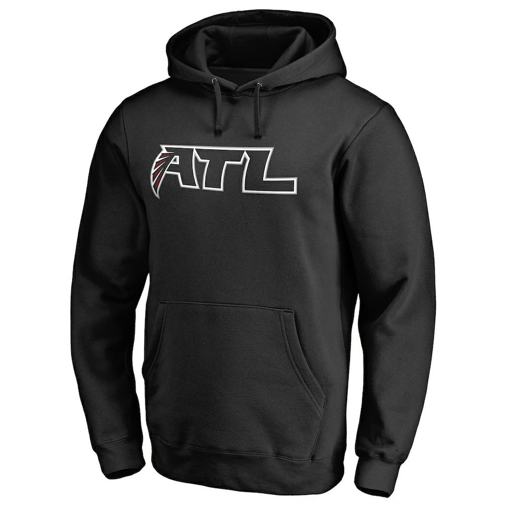 Atlanta Falcons Alternate Logo Pullover Hoodie - Black - NFL