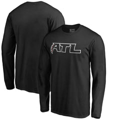Atlanta Falcons Alternate Logo Long Sleeve T-Shirt - Black - NFL