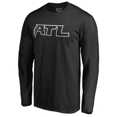Atlanta Falcons Alternate Logo Long Sleeve T-Shirt - Black - NFL